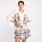 MULTICOLOR  EMBROIDERED SET