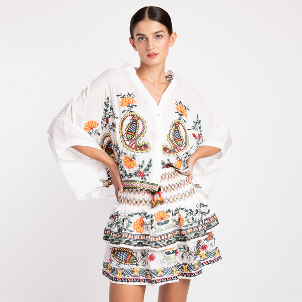 MULTICOLOR  EMBROIDERED SET