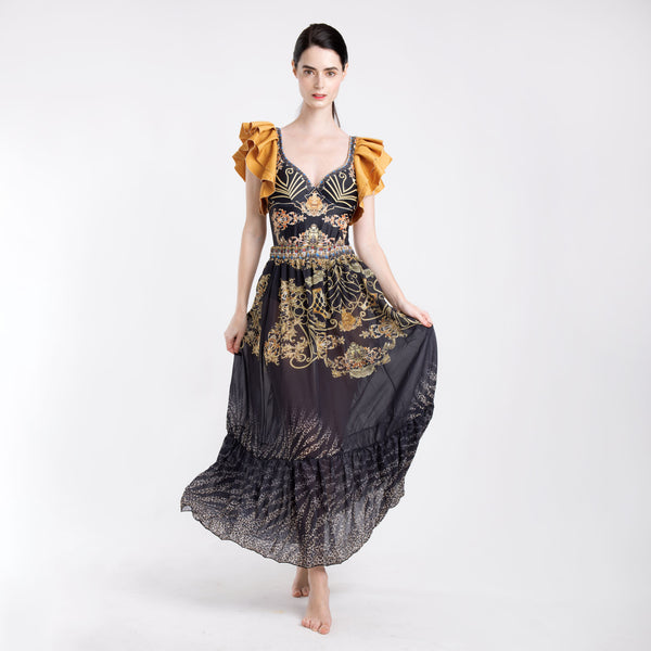 RUFFLED OPULENT ROMANCE + SKIRT