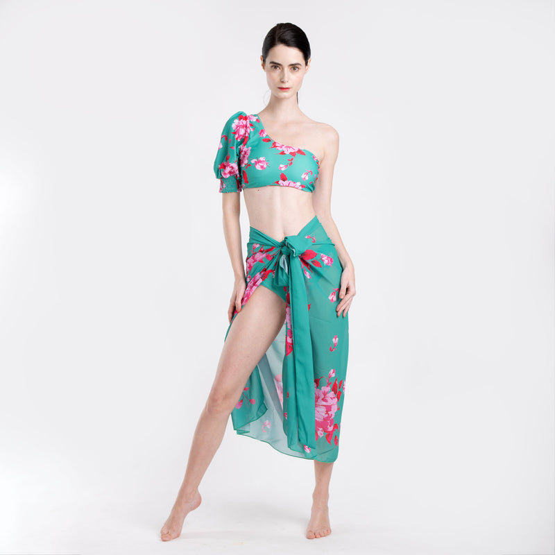 PUFFY ASSYMETRICAL WAIKIKI + COVER UP