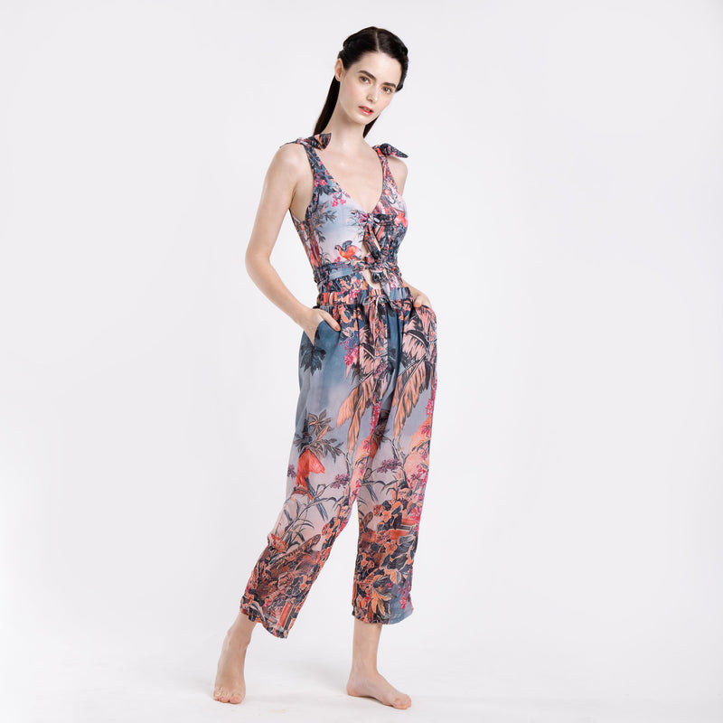 VINTAGE TIEKNOT WITH BEACH PANTS