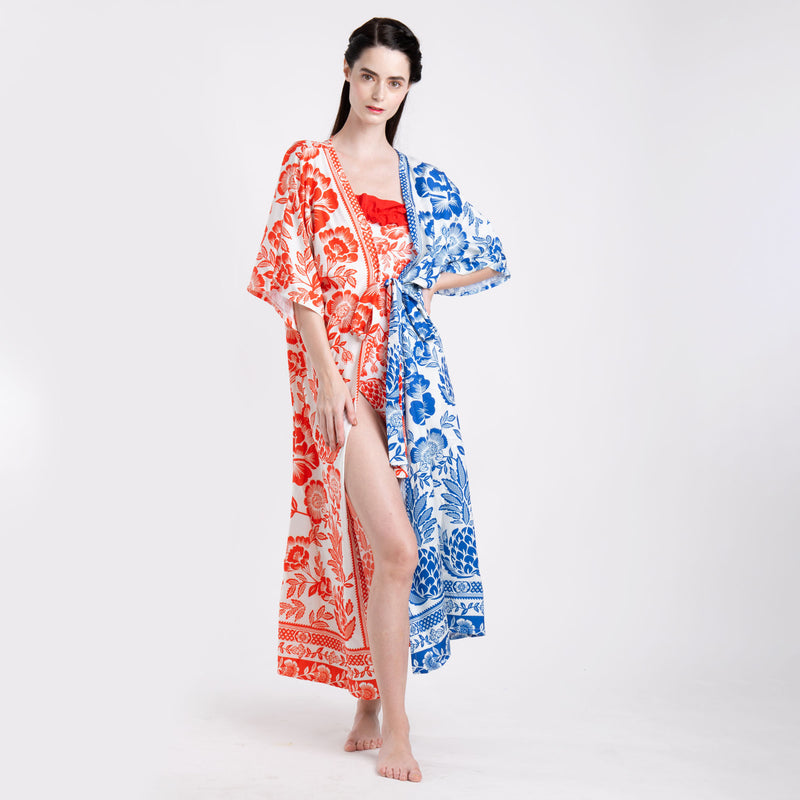 RED SENORITA ONE PIECE + ROBE