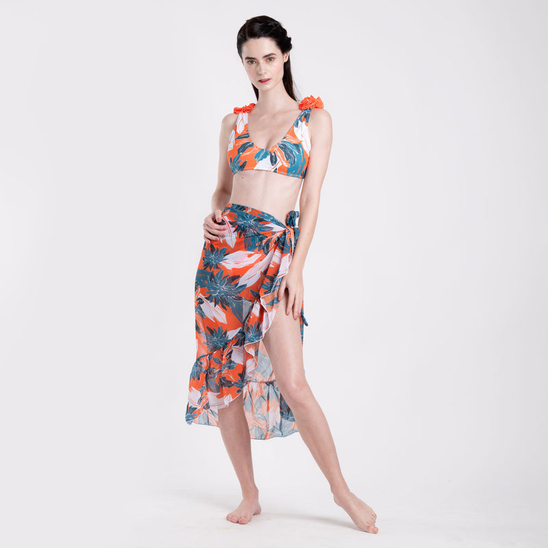 FLOWER STRAP + COVER UP