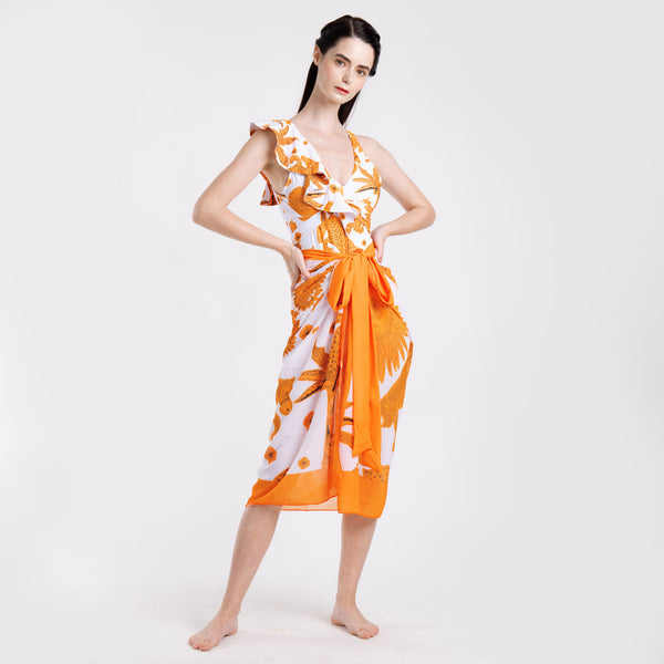 GOLDEN FIERY JUNGLE + SARONG