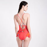 RED ORANGE BACKLESS