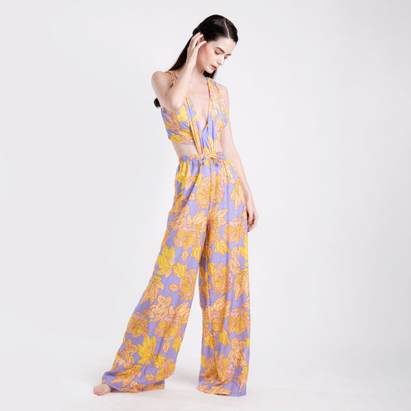 PURPLE AUTUMN PEEKABOO + PANTS