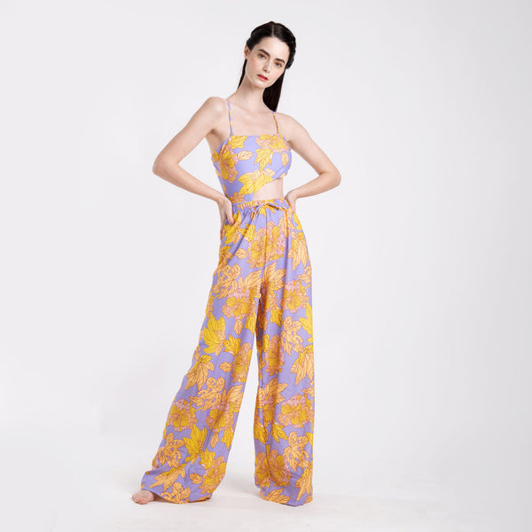 PURPLE AUTUMN CUTOUT + PANTS