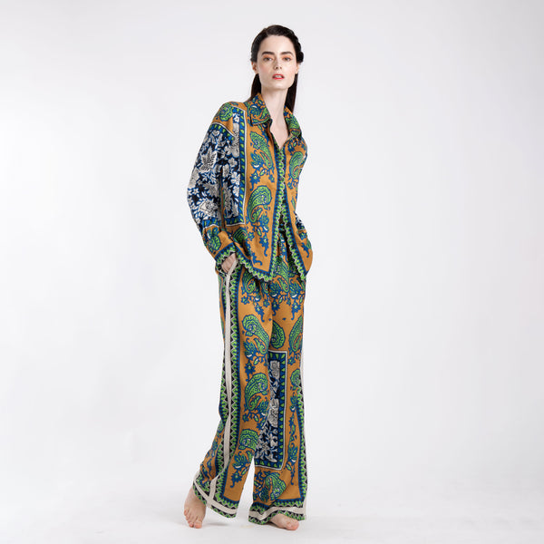 MULTI-PATTERN PANTS SET