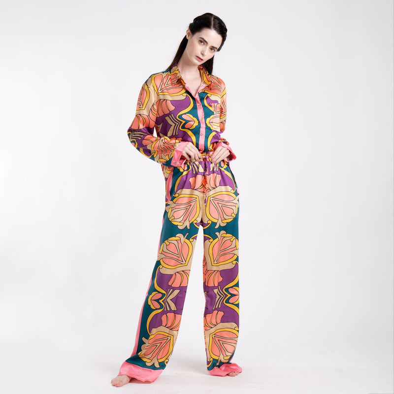 NEON GARDEN PANTS SET