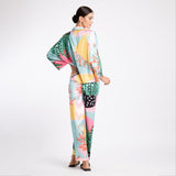 HAWAIIAN LONG SILK SATIN