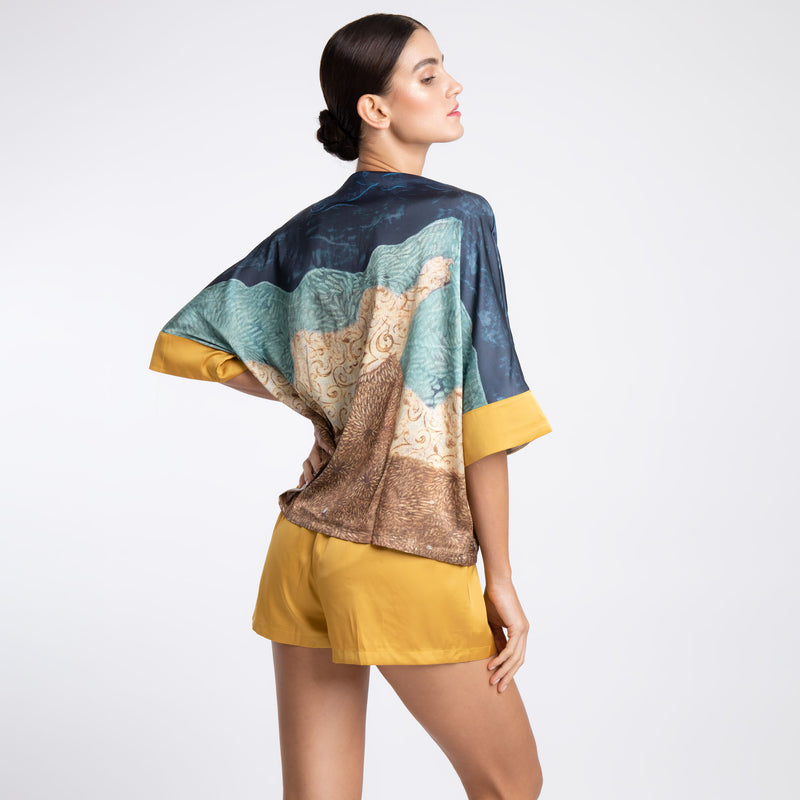 EMPRESS SHORT SILK SATIN