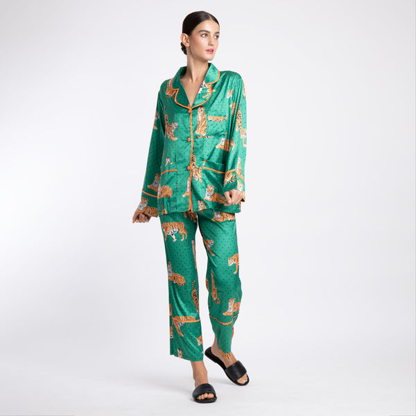 GREEN TIGER SILK ICE