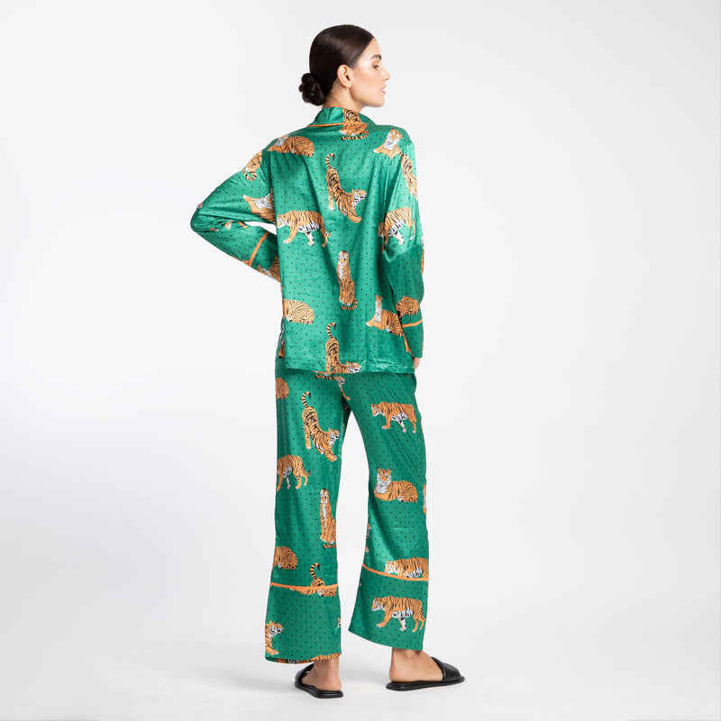 GREEN TIGER SILK ICE