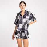 BLACK & WHITE DOTTED SHORT