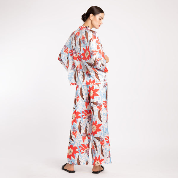 FIRE FLOWER LONG SILK ICE