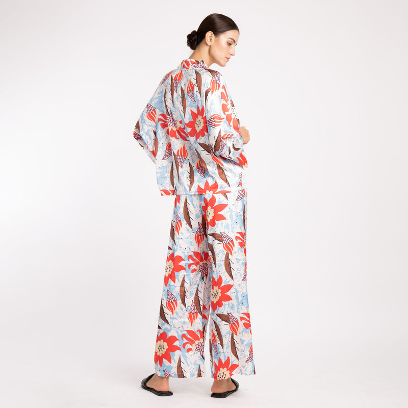 FIRE FLOWER LONG SILK ICE