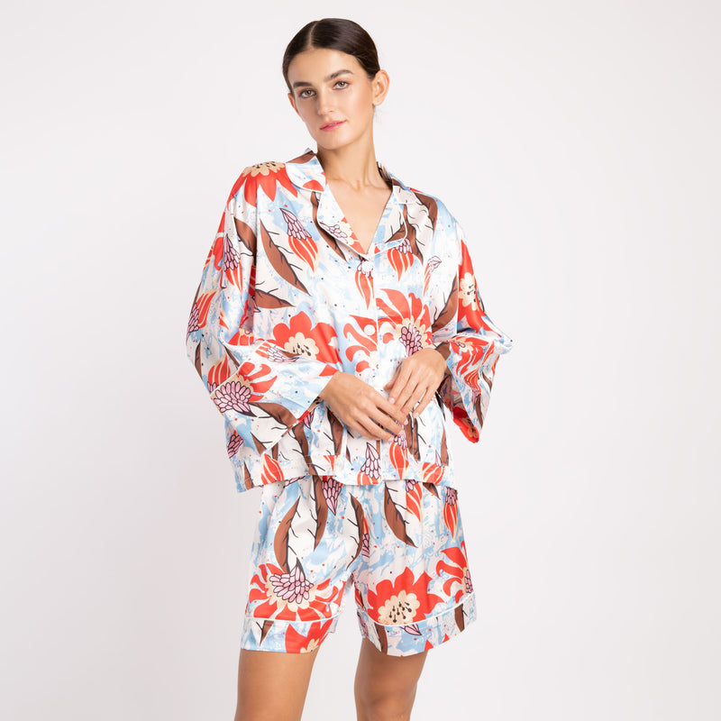 FIRE FLOWER SHORT SILK ICE