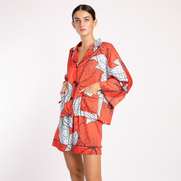 ROYAL LEAF SILK SATIN