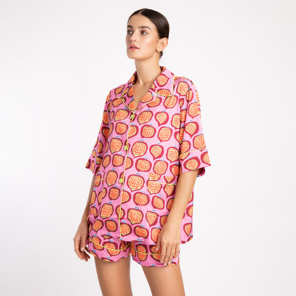 NEON APRICOT SILK SATIN