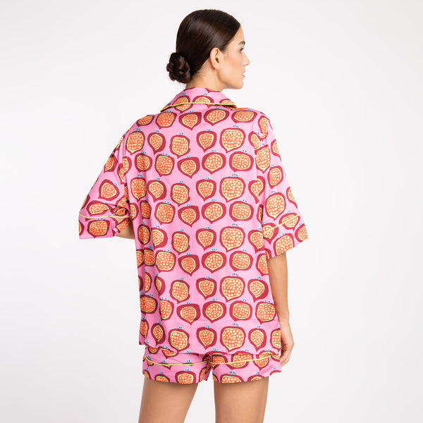 NEON APRICOT SILK SATIN