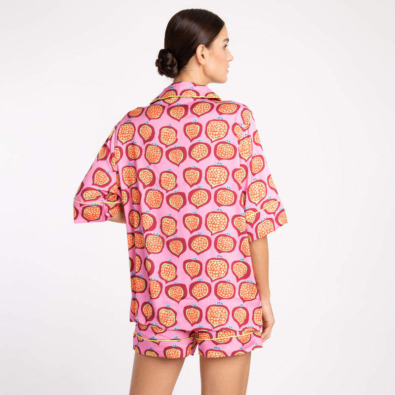 NEON APRICOT SILK SATIN