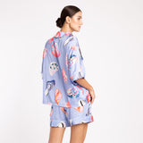 UNDER THE SEA SILK SATIN