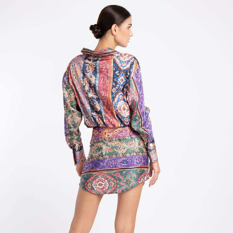 ROYAL PATCHES SKIRT SET