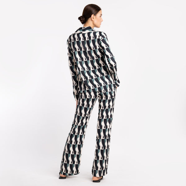 HANGING BELL PRINTED PANTS SET