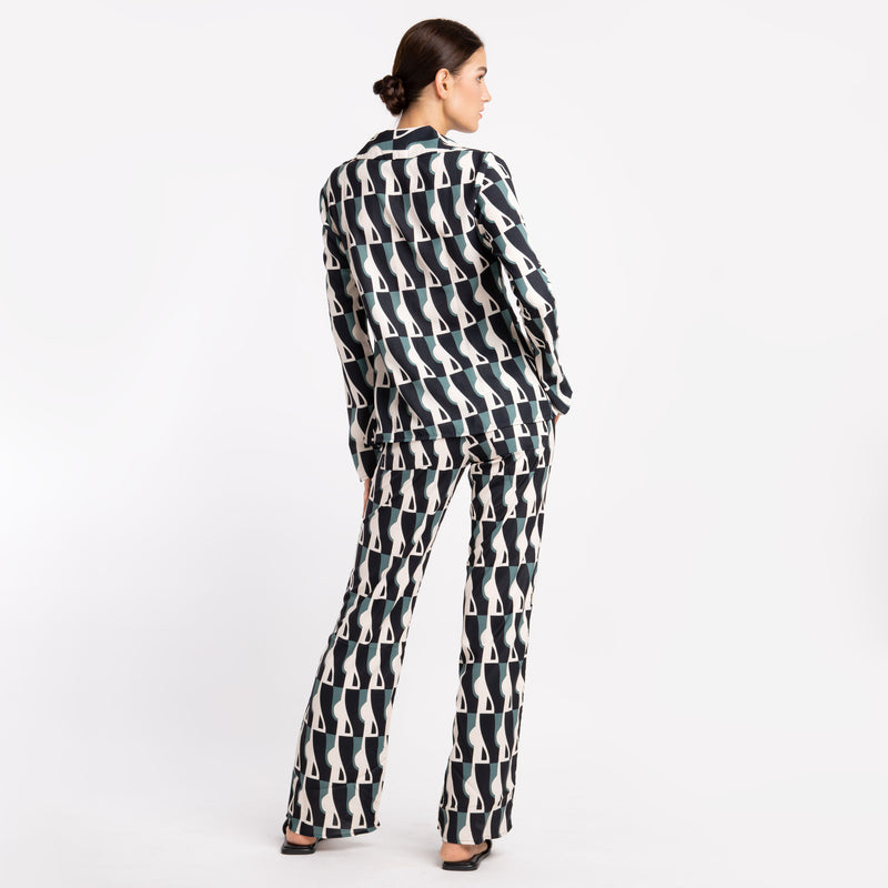 HANGING BELL PRINTED PANTS SET