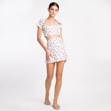 SPRING DAINTY CROP SKIRT SET