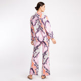 FLORAL FESTIVAL PRINTED PANTS SET