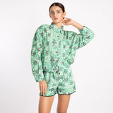 GREEN FLORAL PATTERN SET