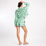 GREEN FLORAL PATTERN SET