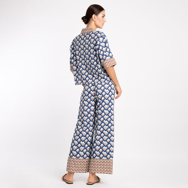 BRICKS FLOWING PRINTED PANTS SET