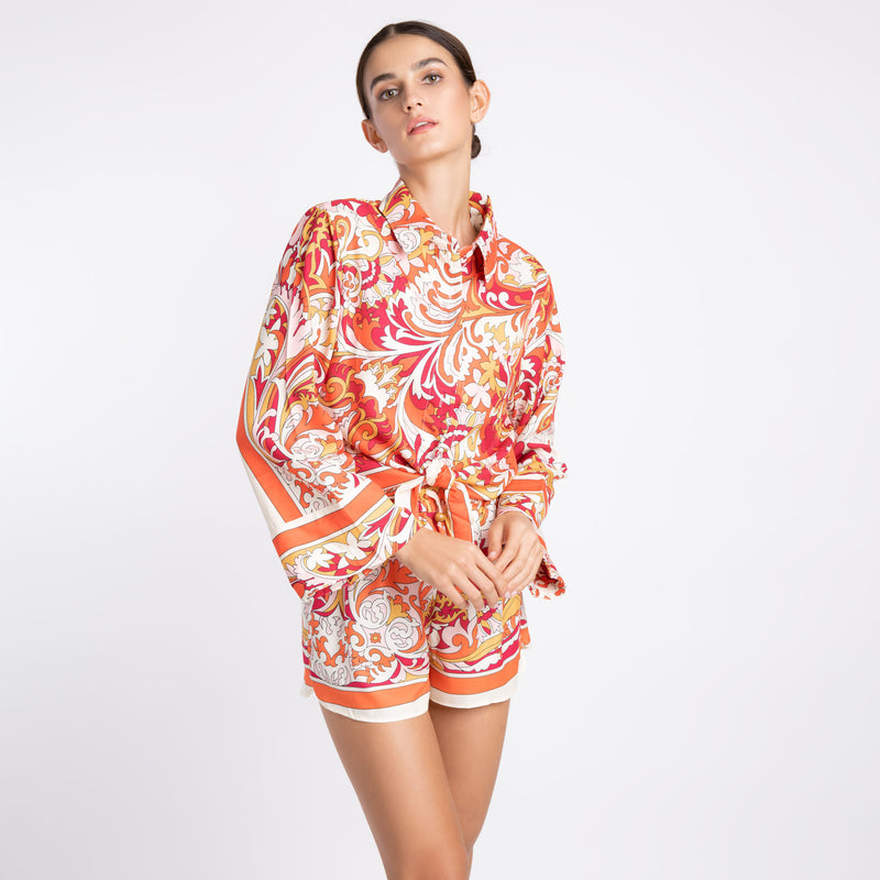 ROYAL LONG SLEEVES SHORT SET