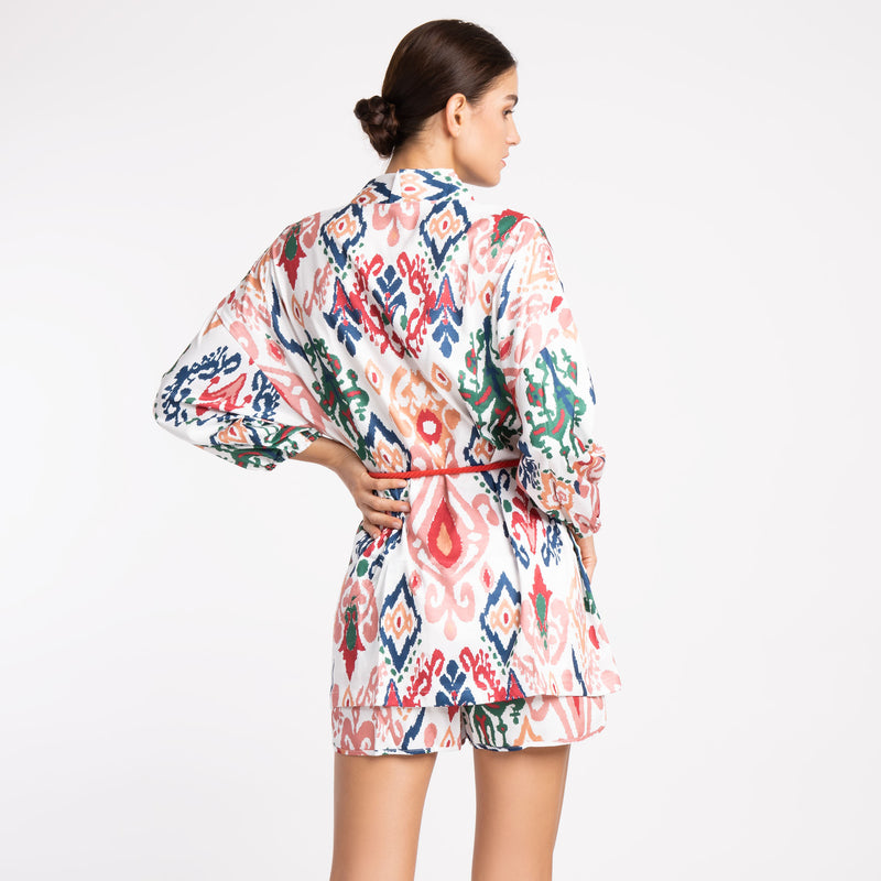 MULTICOLOR KIMONO SET