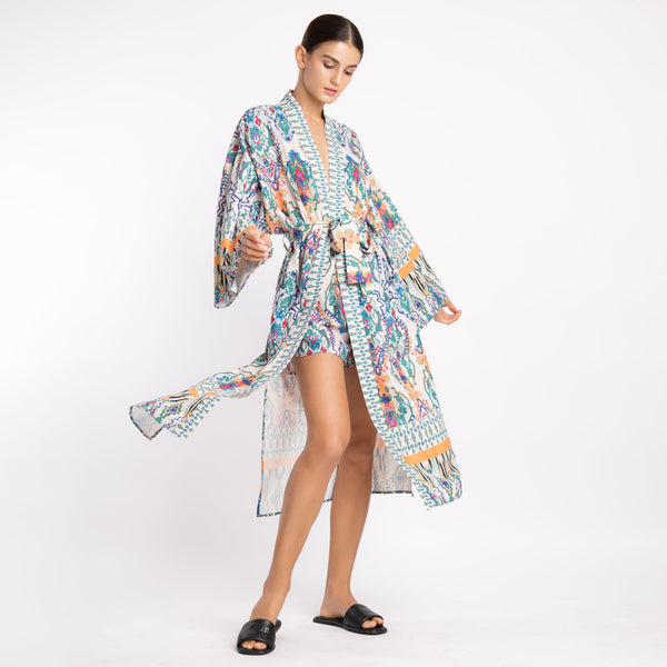 PATTERN KIMONO SET